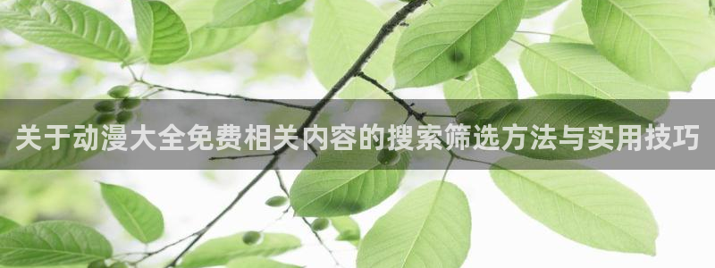 2026喵趣漫画高分推荐：关于动漫大全免费相关内容的搜索筛选方法与实用技巧配图